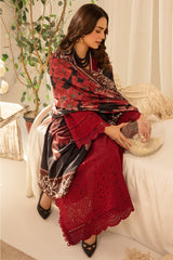3PC Embroidery Suit Lawn-HH10