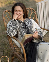 3PC Embroidery Suit Lawn-HH13