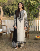 3PC Embroidery Suit Lawn-HH13